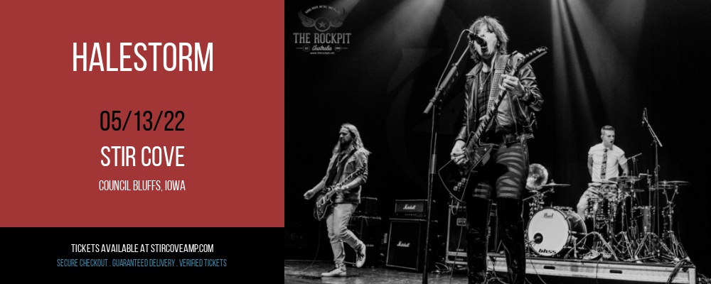 Halestorm at Stir Cove tickets Halestorm at Stir Cove