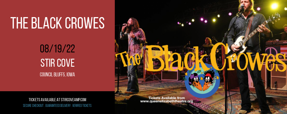 The Black Crowes at Stir Cove tickets The Black Crowes at Stir Cove