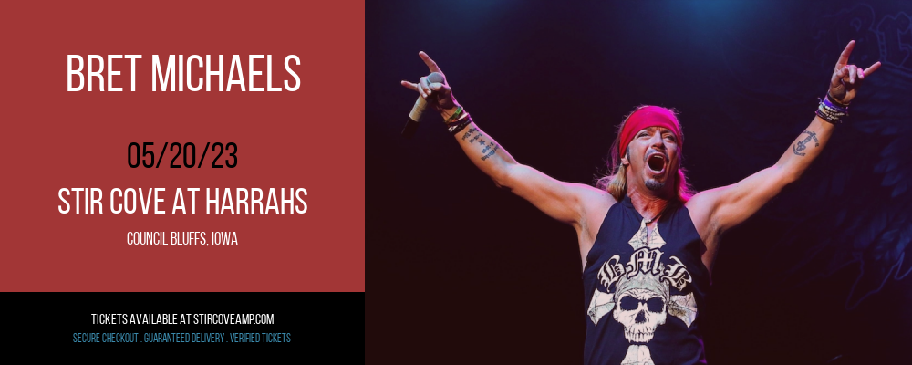 Bret Michaels at Stir Cove tickets Bret Michaels at Stir Cove
