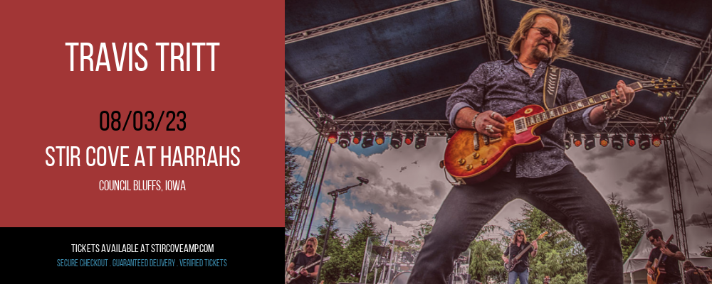 Travis Tritt at Stir Cove tickets Travis Tritt at Stir Cove