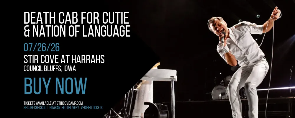Death Cab for Cutie & Nation of Language at Stir Cove At Harrahs
